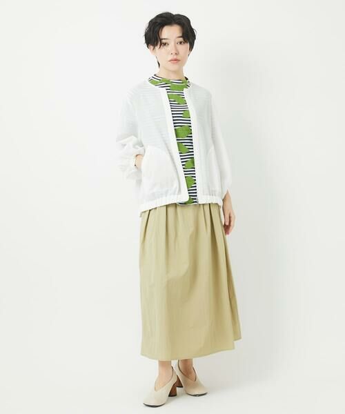 Maison de CINQ / メゾン ドゥ サンク カットソー | [日本製]浮雲ジャガードショート丈カットソー | 詳細20