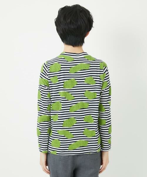 Maison de CINQ / メゾン ドゥ サンク カットソー | [日本製]浮雲ジャガードショート丈カットソー | 詳細6