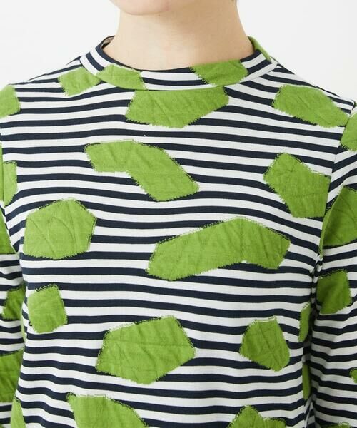 Maison de CINQ / メゾン ドゥ サンク カットソー | [日本製]浮雲ジャガードショート丈カットソー | 詳細7