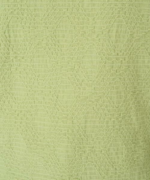 Maison de CINQ / メゾン ドゥ サンク カットソー | [日本製]綿麻バイアスチェックジャガードカットソー | 詳細10