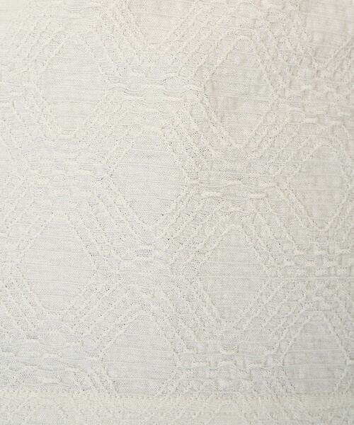 Maison de CINQ / メゾン ドゥ サンク カットソー | [日本製]綿麻バイアスチェックジャガードカットソー | 詳細12