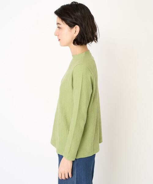 Maison de CINQ / メゾン ドゥ サンク カットソー | [日本製]綿麻バイアスチェックジャガードカットソー | 詳細5