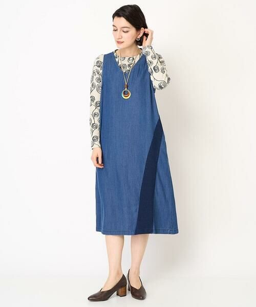 Maison de CINQ / メゾン ドゥ サンク カットソー | [日本製]ラインフラワージャガードカットソー | 詳細17