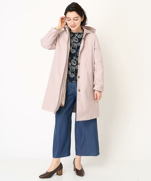 Maison de CINQ / メゾン ドゥ サンク カットソー | [日本製]ラインフラワージャガードカットソー | 詳細23