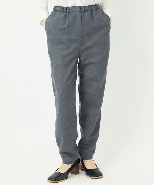 Maison de CINQ / メゾン ドゥ サンク その他パンツ | [日本製]コットンリネンテーパードパンツ | 詳細1