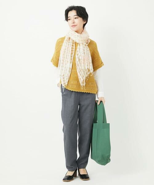 Maison de CINQ / メゾン ドゥ サンク その他パンツ | [日本製]コットンリネンテーパードパンツ | 詳細13