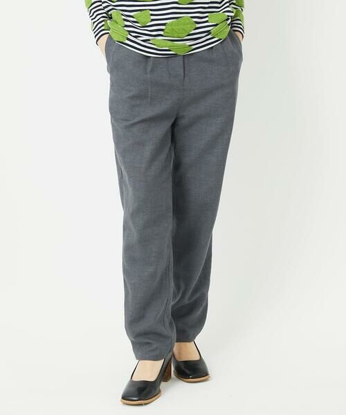 Maison de CINQ / メゾン ドゥ サンク その他パンツ | [日本製]コットンリネンテーパードパンツ | 詳細2