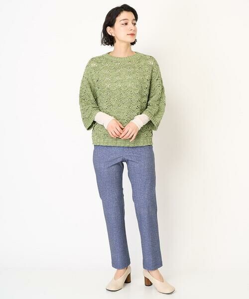 Maison de CINQ / メゾン ドゥ サンク その他パンツ | デニム調プリントハイテンションストレッチパンツ | 詳細14