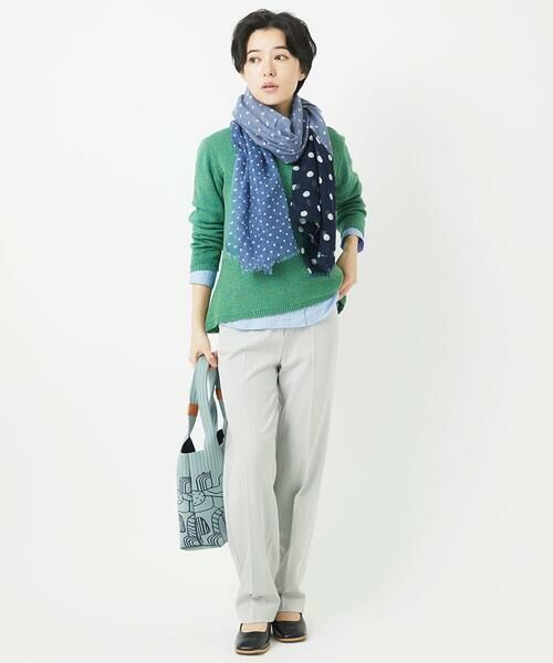 Maison de CINQ / メゾン ドゥ サンク マフラー・ショール・スヌード・ストール | ランダムドットグラデーションストール | 詳細4