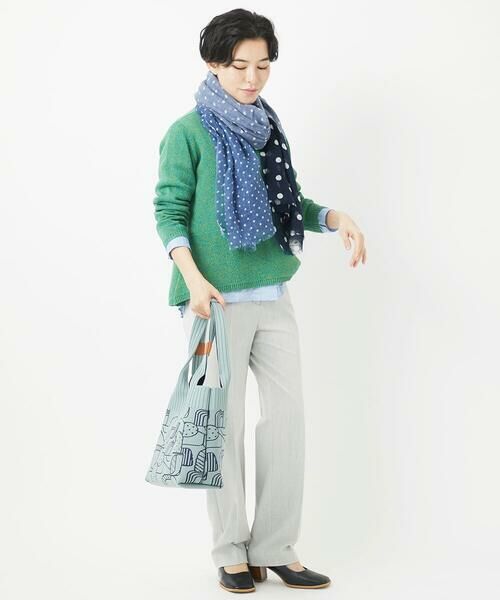 Maison de CINQ / メゾン ドゥ サンク マフラー・ショール・スヌード・ストール | ランダムドットグラデーションストール | 詳細5