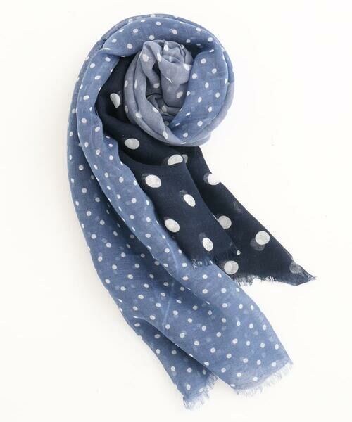 Maison de CINQ / メゾン ドゥ サンク マフラー・ショール・スヌード・ストール | ランダムドットグラデーションストール | 詳細6