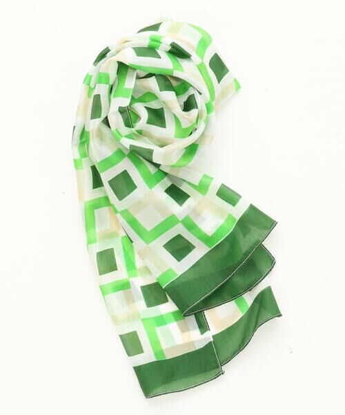 Maison de CINQ / メゾン ドゥ サンク マフラー・ショール・スヌード・ストール | キカ柄シルクストール | 詳細6