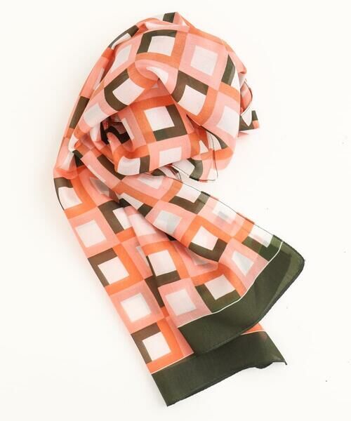 Maison de CINQ / メゾン ドゥ サンク マフラー・ショール・スヌード・ストール | キカ柄シルクストール | 詳細8