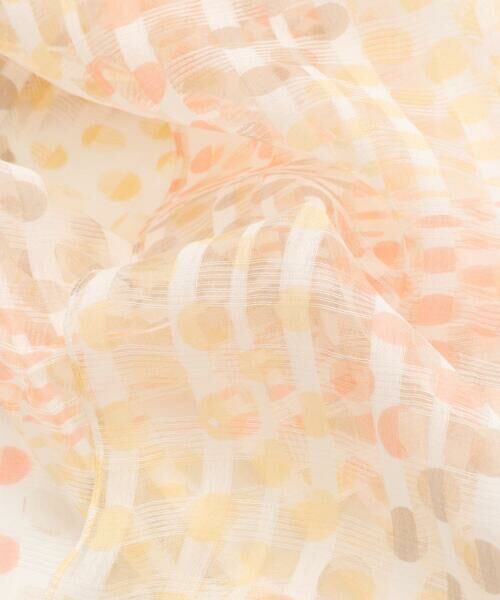 Maison de CINQ / メゾン ドゥ サンク マフラー・ショール・スヌード・ストール | シアーボーダードット柄ストール | 詳細14