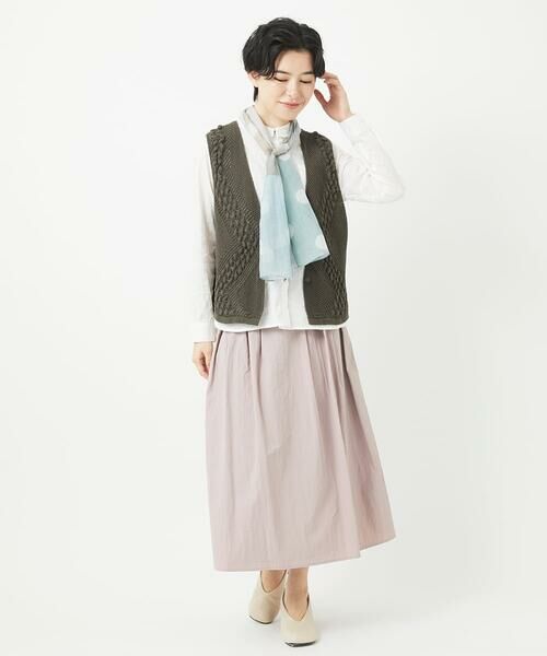 Maison de CINQ / メゾン ドゥ サンク マフラー・ショール・スヌード・ストール | ドット柄ミニーストール | 詳細4