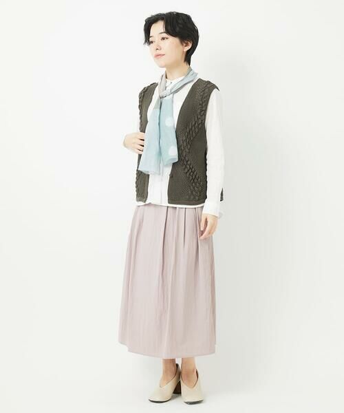 Maison de CINQ / メゾン ドゥ サンク マフラー・ショール・スヌード・ストール | ドット柄ミニーストール | 詳細5