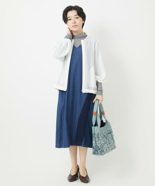 Maison de CINQ / メゾン ドゥ サンク その他小物 | プリント柄ニットバッグ | 詳細11