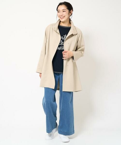 Maison de CINQ / メゾン ドゥ サンク ステンカラーコート | スタンドカラーAラインコート | 詳細22