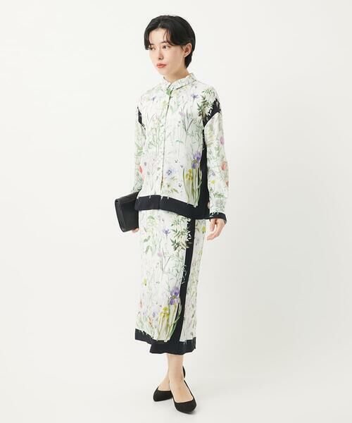 Maison de CINQ / メゾン ドゥ サンク シャツ・ブラウス | [セットアップ対応]ボタニカルフラワープリントブラウス | 詳細12
