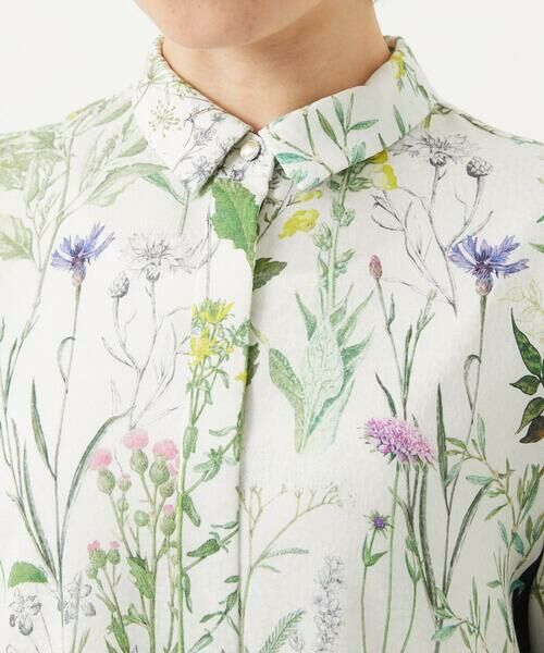 Maison de CINQ / メゾン ドゥ サンク シャツ・ブラウス | [セットアップ対応]ボタニカルフラワープリントブラウス | 詳細4
