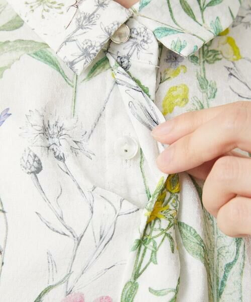 Maison de CINQ / メゾン ドゥ サンク シャツ・ブラウス | [セットアップ対応]ボタニカルフラワープリントブラウス | 詳細8
