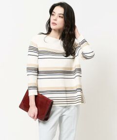 Maison de CINQ / メゾン ドゥ サンク ニット・セーター | ピンタックボーダーニット