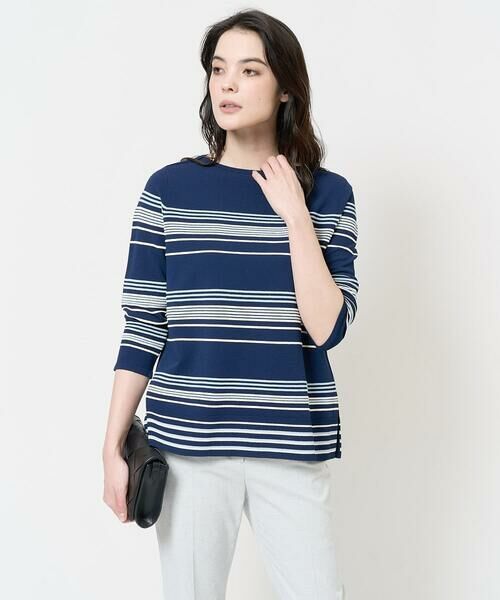 Maison de CINQ / メゾン ドゥ サンク ニット・セーター | ピンタックボーダーニット | 詳細3