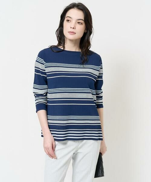 Maison de CINQ / メゾン ドゥ サンク ニット・セーター | ピンタックボーダーニット | 詳細4