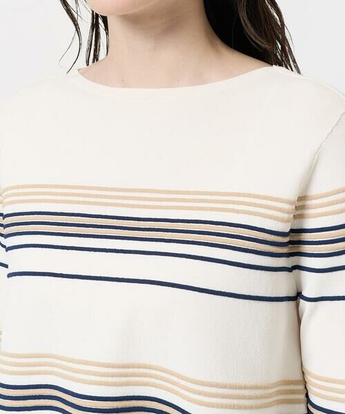 Maison de CINQ / メゾン ドゥ サンク ニット・セーター | ピンタックボーダーニット | 詳細7