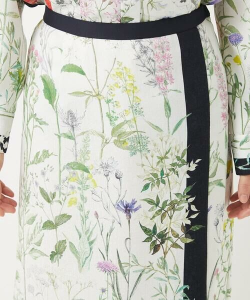 Maison de CINQ / メゾン ドゥ サンク ロング・マキシ丈スカート | [セットアップ対応]ボタニカルフラワープリントスカート | 詳細5
