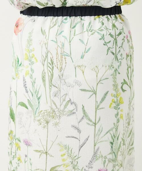 Maison de CINQ / メゾン ドゥ サンク ロング・マキシ丈スカート | [セットアップ対応]ボタニカルフラワープリントスカート | 詳細8