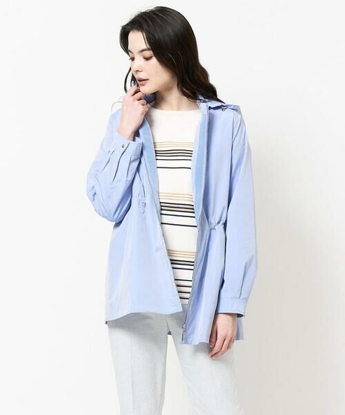 Maison de CINQ / メゾン ドゥ サンク その他アウター | [軽い･形状記憶]フード付ジップアップブルゾン | 詳細1