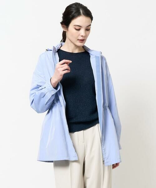 Maison de CINQ / メゾン ドゥ サンク その他アウター | [軽い･形状記憶]フード付ジップアップブルゾン | 詳細2