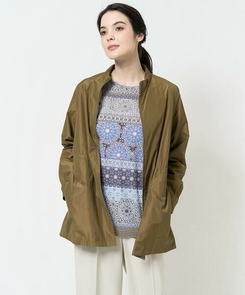 Maison de CINQ / メゾン ドゥ サンク その他アウター | [軽い･形状記憶]フード付ジップアップブルゾン | 詳細7