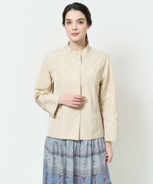 Maison de CINQ / メゾン ドゥ サンク その他アウター | [軽い･形状記憶]スタンドカラー羽織 | 詳細1