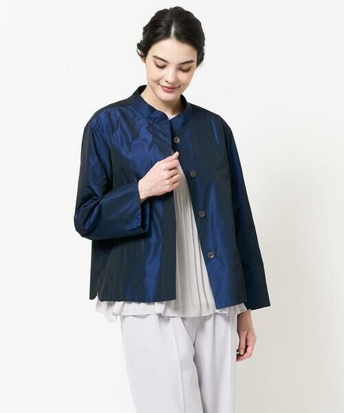 Maison de CINQ / メゾン ドゥ サンク その他アウター | [軽い･形状記憶]スタンドカラー羽織 | 詳細2