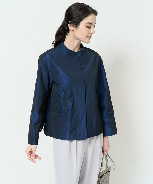 Maison de CINQ / メゾン ドゥ サンク その他アウター | [軽い･形状記憶]スタンドカラー羽織 | 詳細3