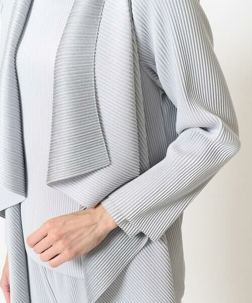 Maison de CINQ / メゾン ドゥ サンク カーディガン・ボレロ | [軽い･保温性･セットアップ対応]プリーツデザイン羽織 | 詳細10
