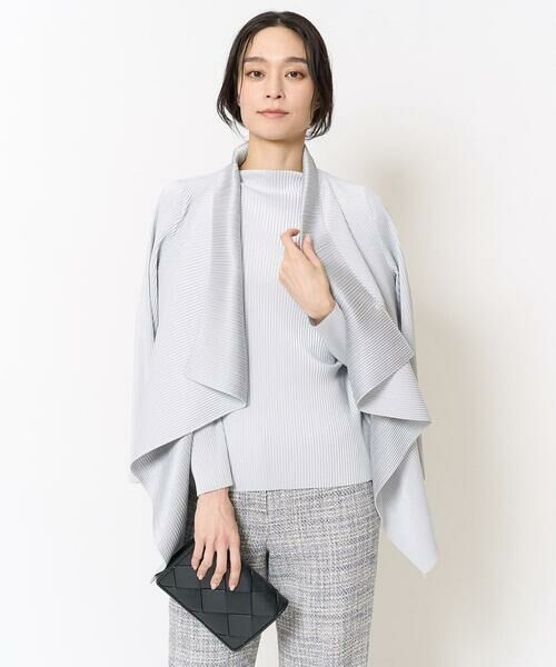 Maison de CINQ / メゾン ドゥ サンク カーディガン・ボレロ | [軽い･保温性･セットアップ対応]プリーツデザイン羽織 | 詳細2