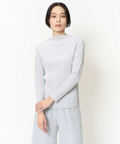 Maison de CINQ / メゾン ドゥ サンク カットソー | [軽い･保温性･セットアップ対応]プリーツデザインカットソー