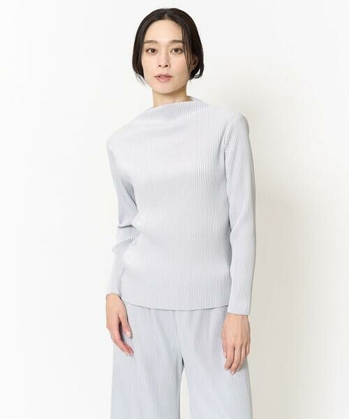 Maison de CINQ / メゾン ドゥ サンク カットソー | [軽い･保温性･セットアップ対応]プリーツデザインカットソー | 詳細1