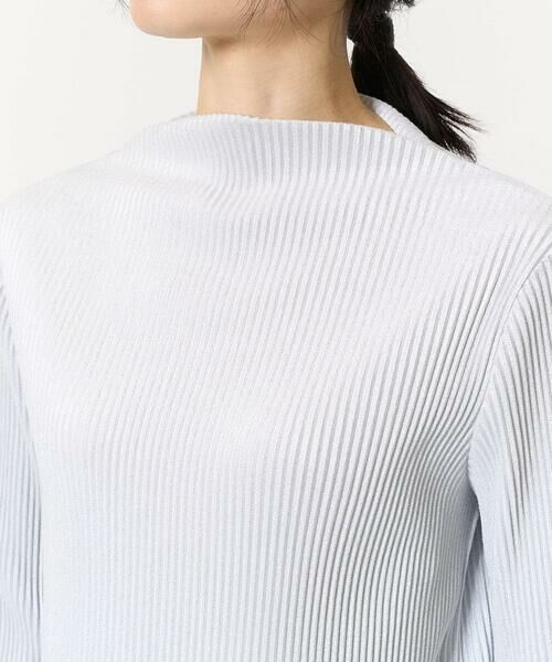 Maison de CINQ / メゾン ドゥ サンク カットソー | [軽い･保温性･セットアップ対応]プリーツデザインカットソー | 詳細6