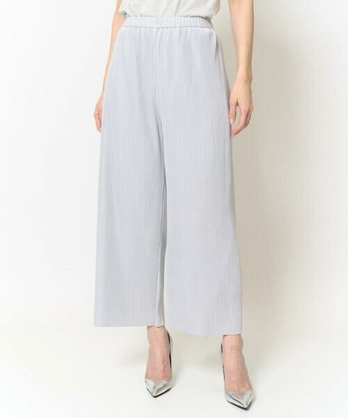 Maison de CINQ / メゾン ドゥ サンク チノ・ワークパンツ | [軽い･保温性･セットアップ対応]プリーツデザインパンツ | 詳細1