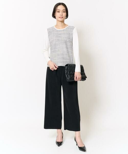 Maison de CINQ / メゾン ドゥ サンク チノ・ワークパンツ | [軽い･保温性･セットアップ対応]プリーツデザインパンツ | 詳細30