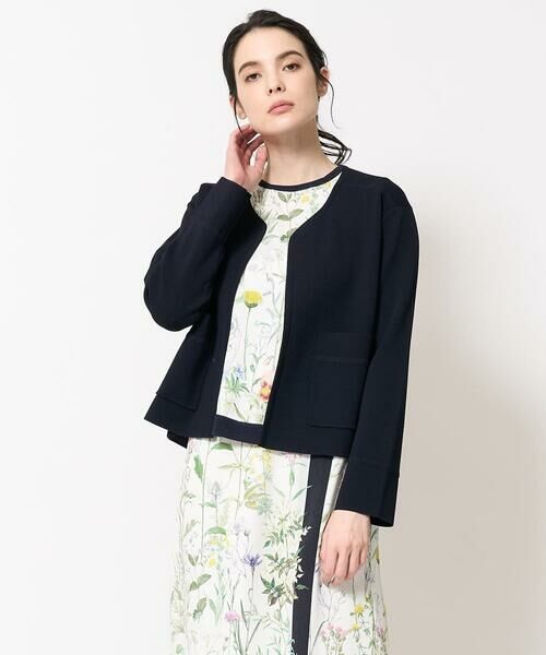 Maison de CINQ / メゾン ドゥ サンク カーディガン・ボレロ | パイピングデザインカーディガン | 詳細1