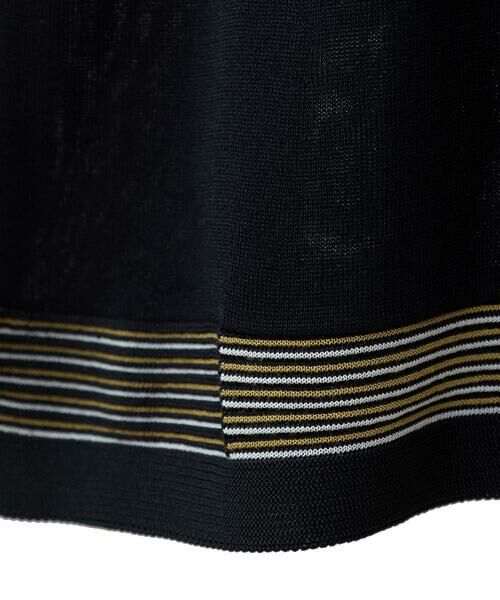 Maison de CINQ / メゾン ドゥ サンク ニット・セーター | 【小さいサイズ】ホールガーメントボーダー柄ニットプルオーバー | 詳細19