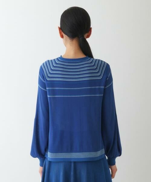 Maison de CINQ / メゾン ドゥ サンク ニット・セーター | 【小さいサイズ】ホールガーメントボーダー柄ニットプルオーバー | 詳細3