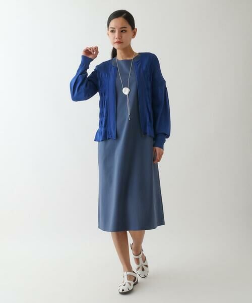 Maison de CINQ / メゾン ドゥ サンク カーディガン・ボレロ | 【小さいサイズ】シャーリングニットジップカーディガン | 詳細11