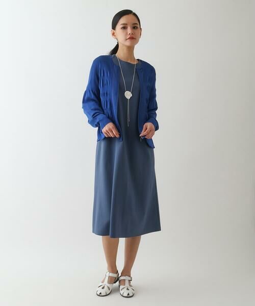 Maison de CINQ / メゾン ドゥ サンク カーディガン・ボレロ | 【小さいサイズ】シャーリングニットジップカーディガン | 詳細12