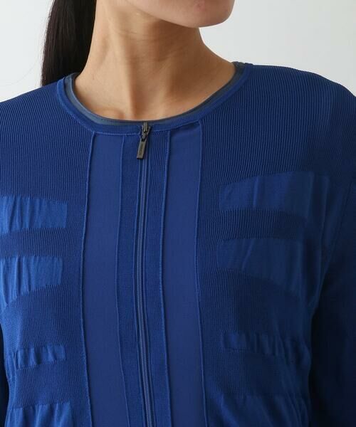 Maison de CINQ / メゾン ドゥ サンク カーディガン・ボレロ | 【小さいサイズ】シャーリングニットジップカーディガン | 詳細6